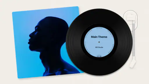 MD Vinyl - 음악 플레이어 위젯 screenshot