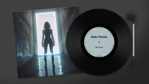 MD Vinyl - 음악 플레이어 위젯 screenshot