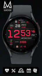 MD131 - Digital watch face screenshot