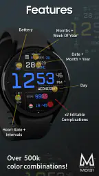 MD131 - Digital watch face screenshot