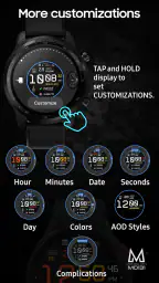 MD131 - Digital watch face screenshot