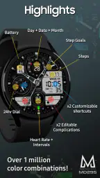MD295 Analog watch face screenshot