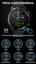 MD301 Hybrid watch face screenshot