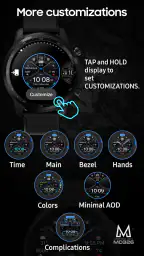 MD326 3D Modern Watch Face screenshot