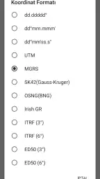 Mgrs & Utm 지도: 전술 GPS screenshot