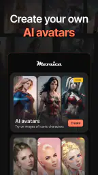 Mosaica AI avatars and filters screenshot
