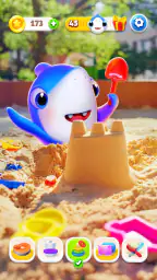 My Shark - 가상 애완동물 게임 screenshot