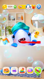 My Shark - 가상 애완동물 게임 screenshot