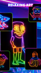 Neon Brush - 네온그림 screenshot