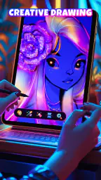 Neon Brush - 네온그림 screenshot