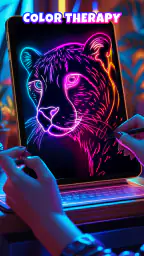 Neon Brush - 네온그림 screenshot