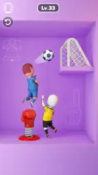 One Shot Soccer: Swipe & Score screenshot