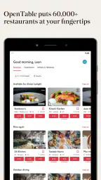 OpenTable screenshot
