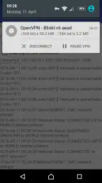 OpenVPN for Android screenshot