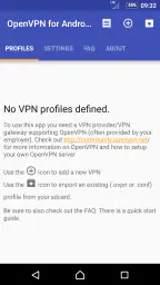 OpenVPN for Android screenshot