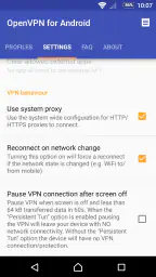 OpenVPN for Android screenshot