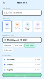 Pack Trip Checker screenshot