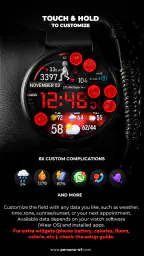 PER23 Digital Watch Face screenshot