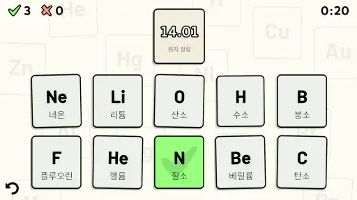 Periodic Table Quiz - 주기율표 퀴즈 screenshot