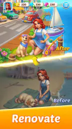Pets Harbor: Merge & Restore screenshot