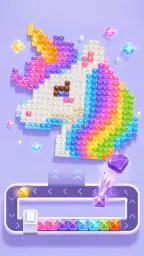 Pixel Gem Loop: Coloring Game screenshot