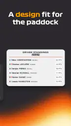Racify - Beautiful F1 widgets screenshot