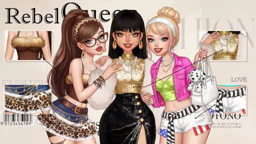 Rebel Queen: 아이돌 옷입히기 & 메이크업 screenshot
