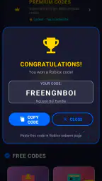 Redeem Code Roblox screenshot