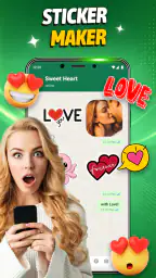 Romantic Love Sticker Maker screenshot