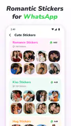 Romantic Stickers WAStickers screenshot