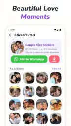 Romantic Stickers WAStickers screenshot