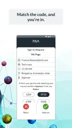 RSA Authenticator (SecurID) screenshot