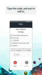 RSA Authenticator (SecurID) screenshot
