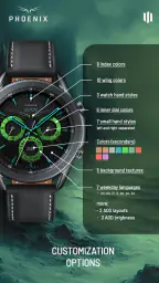 S4U Phoenix Luxury Watch Face screenshot