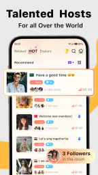 Saada — Live Group Voice Chat screenshot