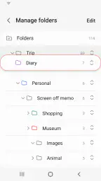 Samsung Notes screenshot