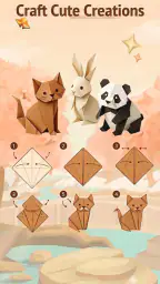 Simple Origami: 종이접기 screenshot