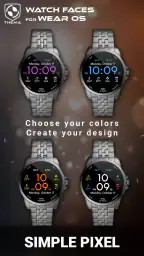 Simple Pixel Watch Face screenshot