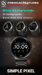 Simple Pixel Watch Face screenshot