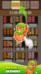 Skewer Jam: 음식게임 (마법의 정렬) screenshot