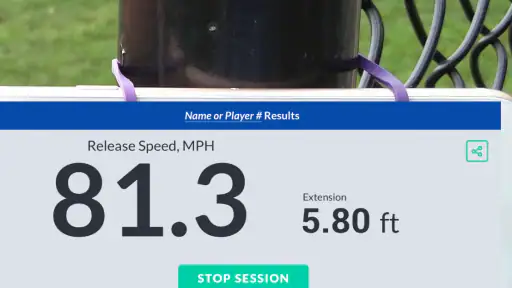 SmartPitch Speed Gun w Hitting screenshot