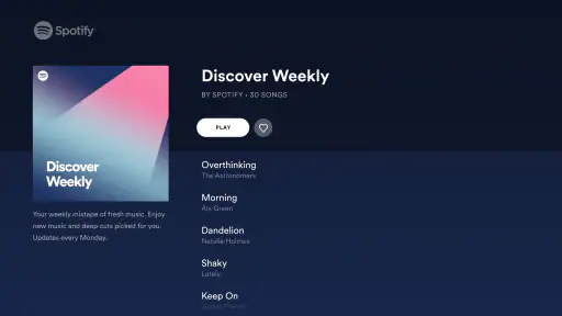 Spotify (스포티파이) screenshot