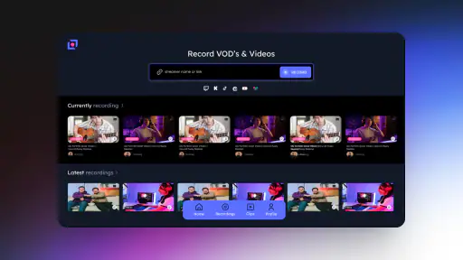 StreamRecorder screenshot