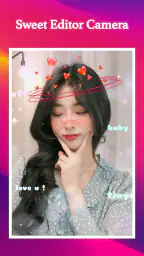 Sweet Editor Camera Lite screenshot