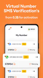 Temp Number - Receive SMS screenshot