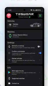 Teswear: Tesla용 시계 앱 screenshot