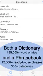 Thai < > English Dictionary screenshot