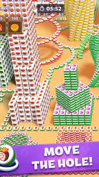 Tiles in Hole 타일 인 홀: 먹는 게임 screenshot