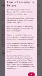 Tonal Tinnitus Therapy screenshot
