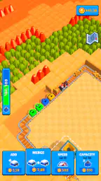 Train Miner: 놀면서 철도 게임 screenshot